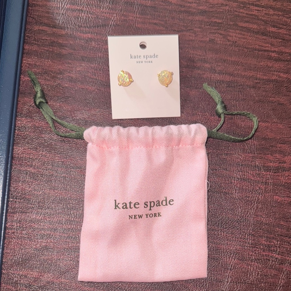 Kate Spade Iridescent Gold Earrings